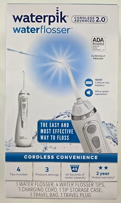 Hilo dental avanzado inalámbrico Waterpik para dientes, encías, aparatos ortopédicos Foto 1 de 4