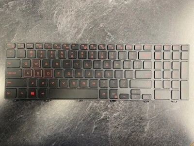 戴尔 Inspiron 15 5576 5577 便携式电脑 美国英语 背光键盘 V9F14 0V9F14 全新 — 第 1/3 张图片