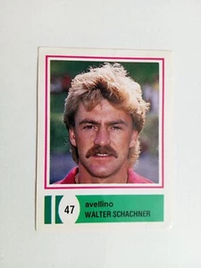 FIGURINA CALCIATORI EUROFLASH 1987 AVELLINO SCHACHNER n 47 CON VELINA - Picture 1 of 2