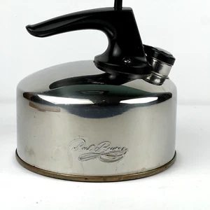 Revere Ware Paul Revere Copper Bottom 1 Quart Whistling Tea Kettle Pot J 97-C - Picture 1 of 12