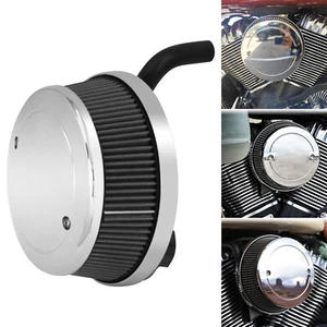 Chrome High Flow Air Filter Cleaner For Indian Roadmaster Chief Chieftain 14-21 - Bild 1 von 12