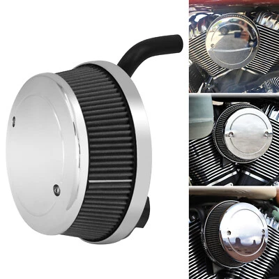 Filtro de aire cromado de alto flujo para Indian Roadmaster Chief Chieftain 14-21 Foto 1 de 4