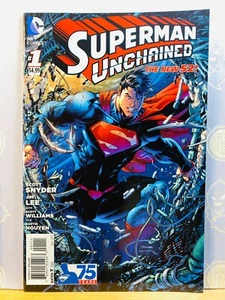 Superman Unchained #1 New 52 9.2 NM- 1st Print Jim Lee Art 2013 Modern DC Comics - Picture 1 of 2