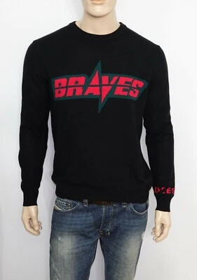 $298 NUEVO Pullover Diesel K-COOL en Negro Talla GRANDE 57% Lana, 43% Cachemira ITALIA Foto 1 de 4