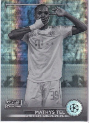 Topps Chrome Stadium Club CL 22/23 No. 39 Mathy Tel White 274/350 - Image 1 of 2