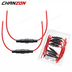 10 PIEZAS Soporte para fusibles Tubo de vidrio en línea Soporte automático de sujeción de tornillo 5x20 mm 22 cable AWG - Imagen 1 de 6