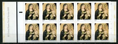 UNITED STATES 1995 CHRISTMAS "MADONNA AND CHILD" by GIOTTO Scott 3003Ab, MNH - Image 1 of 2