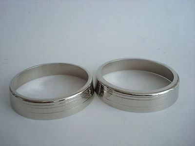 Western Electric 302 Teléfono F1 Auricular Bandas Cromadas para Tapas 202    Foto 1 de 4