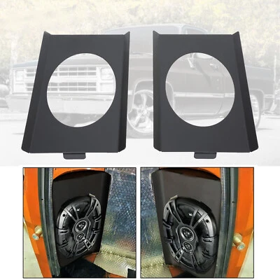 FOR 73-87 Chevy C10 NEW Behind Seat Cab Corner Speaker Brackets Square body 6×9 - Image 1 of 4