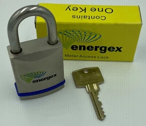 Genuine Energex 45mm Padlock with Key for South East Qld - Picture 1 of 2