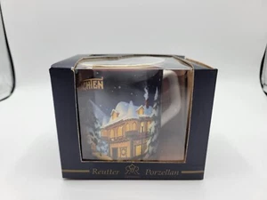 Disney Parks Reutter Porzellan Germany Frohliche Weihnachten Christmas Mug *New - Picture 1 of 9