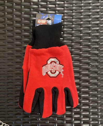 Ohio State Sport Utility Work Gloves NCAA New w Tags Cover