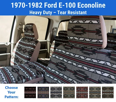 Fundas de asiento Southwest Sierra para Ford E-100 Econoline 1970-1982 Foto 1 de 4