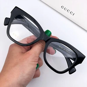 Gucci GG1133O 003 Shiny Black Cat Eye Damen LOGO Brille NEU - Bild 1 von 9