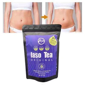 28 day Laso Tea Tummy Flat Natural Slimming Detox Tea Bags Organic - Picture 1 of 13