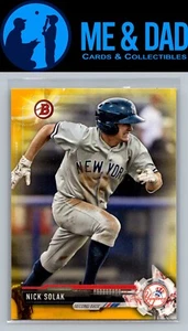 2017 Bowman #BP77 Nick Solak Prospects Yellow - Picture 1 of 2