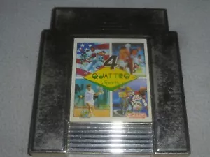 CARTUCHO DE JUEGO NNINTENDO NES SOLO QUATTRO DEPORTES BÉISBOL TENIS BMX CAMERICA - Imagen 1 de 2