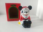 Disney Mickey Mouse Santa Ceramic Christmass Decoration Tealight Holder