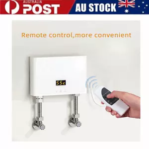3000W Electric Instant Hot Water System Tankless Shower Heater Homehold White. - Picture 1 of 19