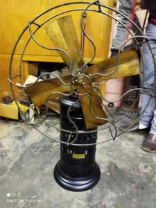 East india co 1818 Antique Stirling Engine Powered Air Fan AKA Kerosene Fan - Picture 1 of 6