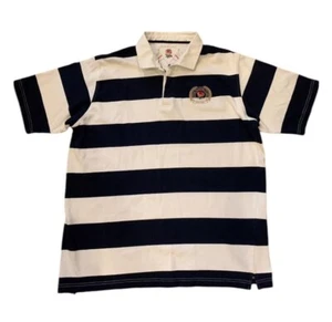 Camisa Polo Cotton Traders Classics England Rugby Para Hombre XL Azul Blanco Rayas - Imagen 1 de 7
