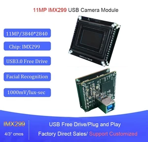 11MP IMX299 USB3.0 Camera Module 4K 20fps Free Driver UVC Webcam Rolling Shutter - Afbeelding 1 van 7