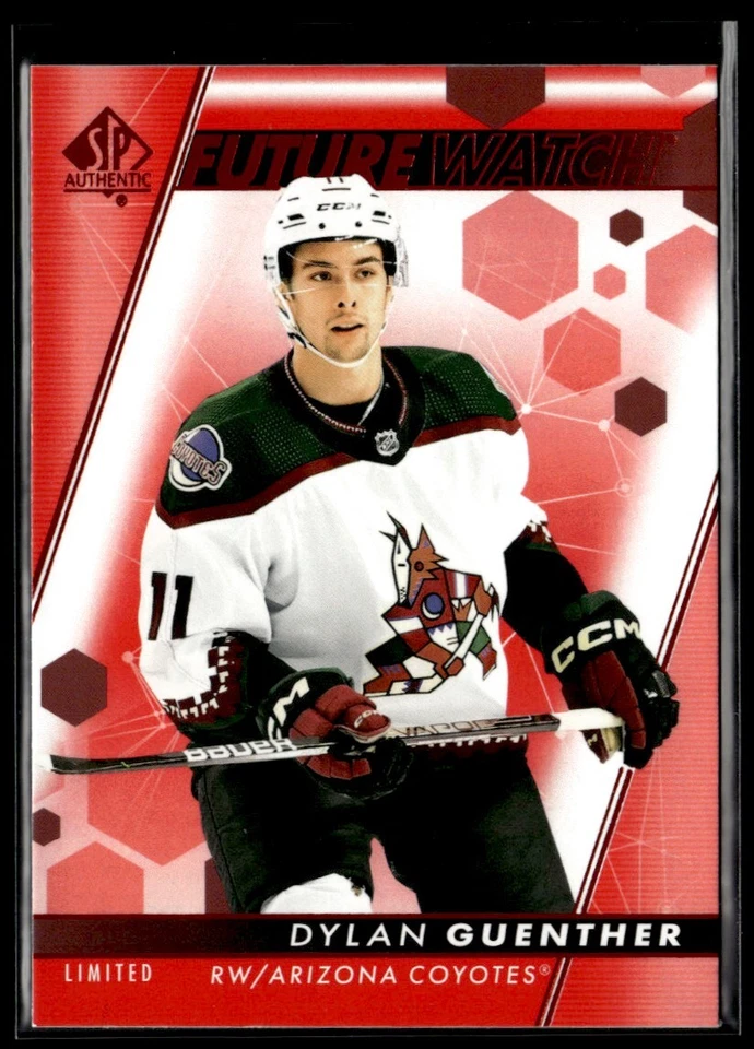 2022-23 SP Authentic Limited Red Dylan Guenther #143 - Image 1 of 2