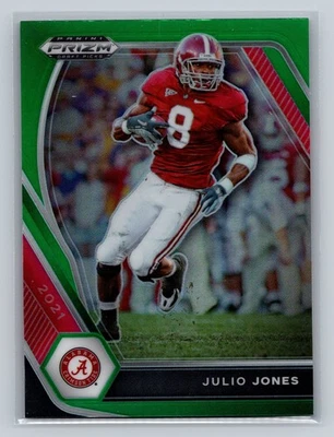 Julio Jones 2021 Panini Prizm Draft Picks Collegiate Green #55 - Image 1 of 2