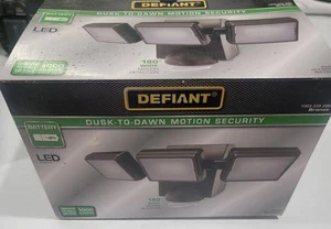 Defiant, 180 Degree, LED Motion Sensing Outdoor Security Light - Picture 1 of 6