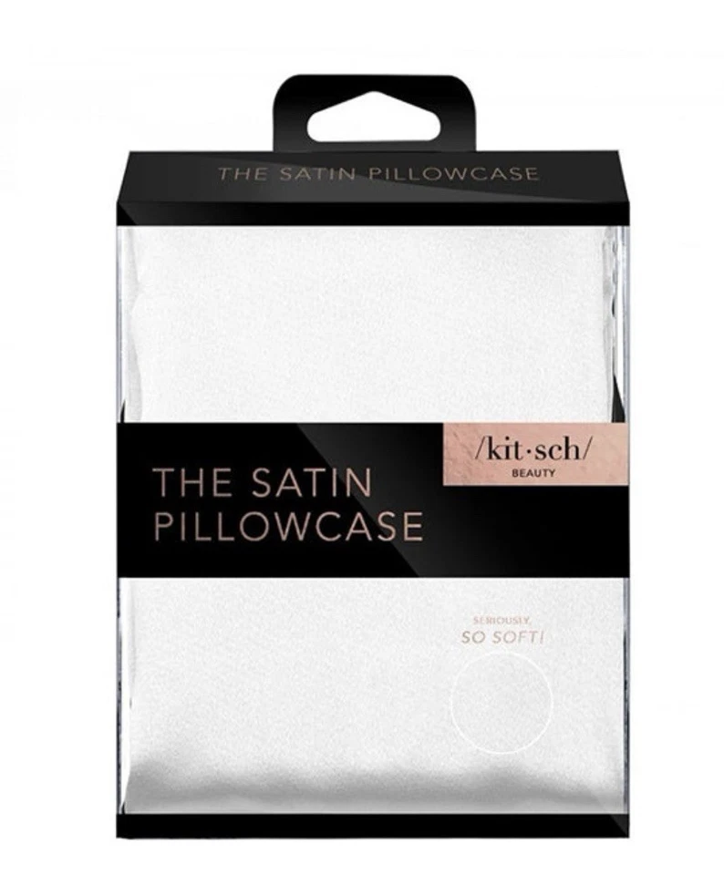 Kitsch Beauty The Satin Funda de Almohada Marfil Tamaño Estándar Paquete de 2 Foto 1 de 1