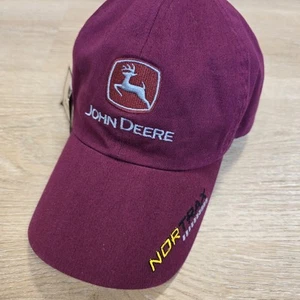 John Deere Mütze Burgund Nortrax Klett Einheitsgröße - Bild 1 von 6