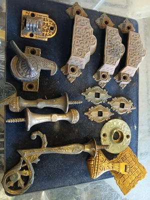 Lot Of Vintage Mostly  Eastlake mixed Hardware  - Image 1 of 2