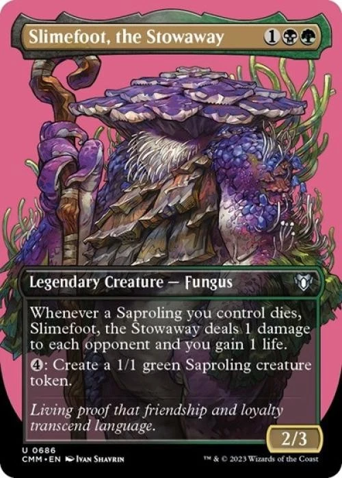 Slimefoot, the Stowaway (Borderless) - Light Play MTG Commander Masters - Image 1 of 1