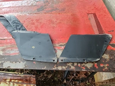 1971 1972 Dodge Charger front valance to fender steel splash shield set - Image 1 of 2