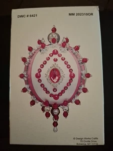 Vintage Mary Maxim Design Works Ornament Kit 3" Ball PINK # 6421 - Picture 1 of 1