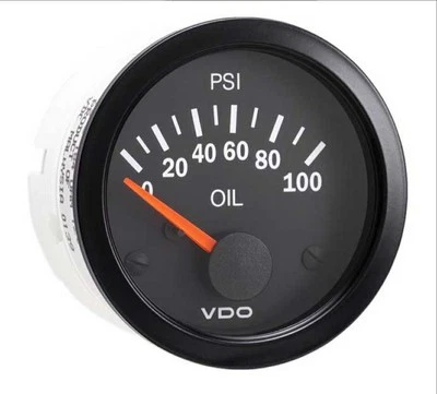 VDO 350-106 Oil Pressure Gauge 0-100 pci - Image 1 of 2