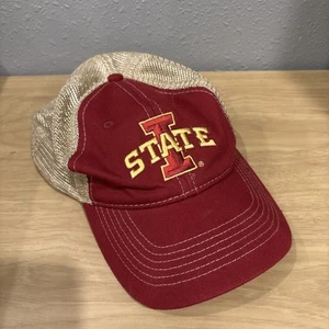Iowa State CVA ISU Red Gold Mesh Adjustable Hat Cap - Picture 1 of 4