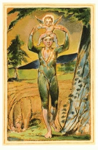 William Blake•Songs of Experience 1794•art POSTCARD - Picture 1 of 1