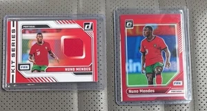 2024-25 Donruss Nuno Mendes Patch And Optic Red /299! - Picture 1 of 1