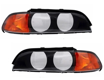 Frontblinker Set für 5er BMW E39 nur Halogen Blinker in Gelb Streuscheibe - Bild 1 von 4