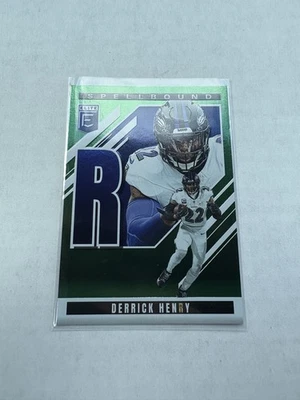 2025 Panini Donruss Elite - Spellbound Derrick Henry #32 Green Letter R - Image 1 of 2