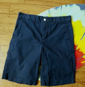 Boys Vineyard Vines Navy Blue Flat Classic Shorts Size 18 30 school uniform - Picture 1 of 4
