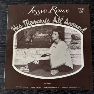 Jessye Roux “His Memory’s All Around” LP SIGNED, DSR Records LP70643 1977 PO-NM - Picture 1 of 11