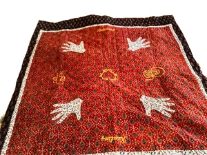 Handmade Applique Comfort Quilt Tribal Pattern Artisian Stiching - Picture 1 of 3