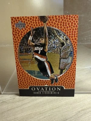 DAMON STOUDAMIRE 1998-99 Upper Deck Ovation Premium Card #54 Portland Blazers - Image 1 of 2