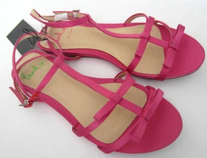 Paul Smith Sandals EU37 UK4 PAUL X Collection "ONDINE" Fushia Satin - Picture 1 of 7