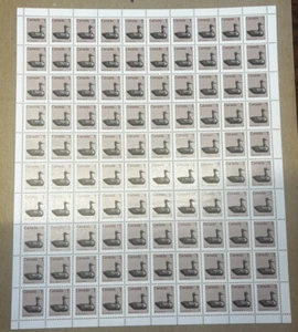 Canada SC #917 Sheet of 100 1c stamps MNH OG  - Picture 1 of 2