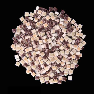 144x 25克5X5X3.5毫米混合颜色方形陶瓷马赛克瓷砖DIY墙艺术工艺品#s — 第 1/4 张图片