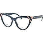 Fendi FF0245 Womens Plastic Eyeglass Frame 0KB7 Grey 51-17 Italy Case Included