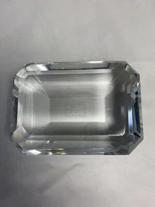 TIFFANY & Co Glass Crystal Clear USA TODAY Paperweight Decoration! Very 😎!!! - Picture 1 of 5